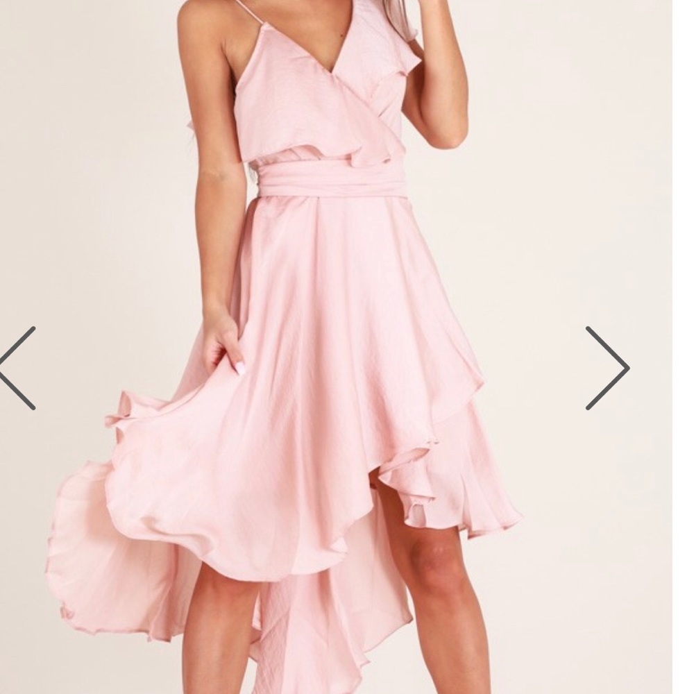 NWT Blush Maxi Wrap Dress